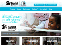 Tablet Screenshot of habitatmm.org